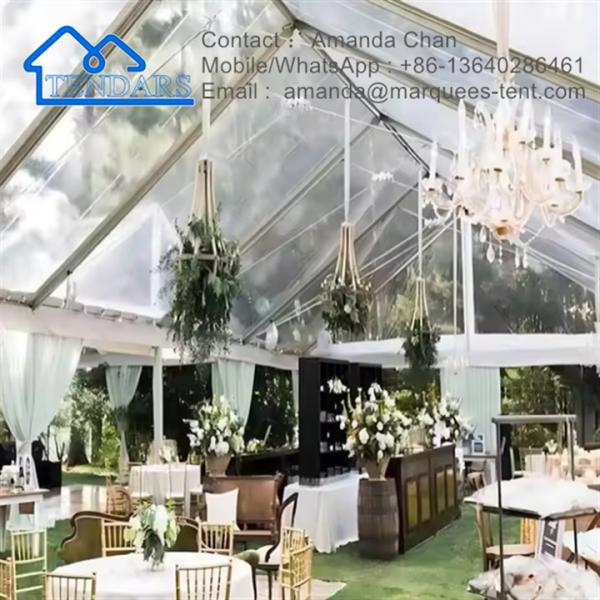 Heavy-Duty Aluminum Frame Large Church Event Tents Outdoor Wedding Marquee Tent