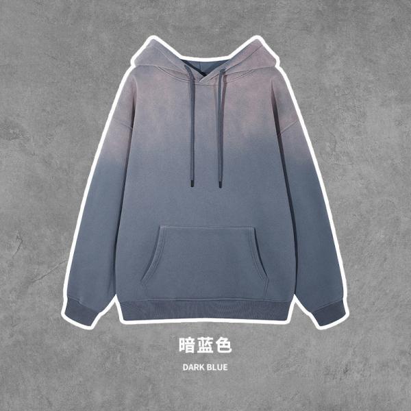                  Fashion Winter Solid Color Hoody Plus Size Hoodie European Brand Men′s Hoodies Suits             