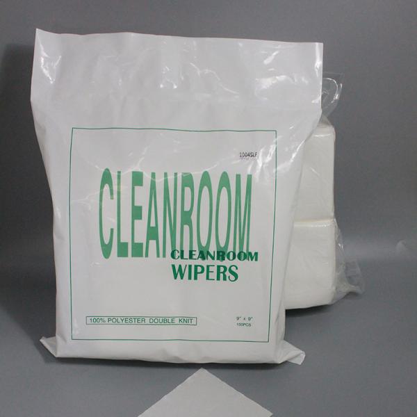 O poliéster industrial da sala de limpeza da tela do Lcd limpa 4x4 para a limpeza do laboratório