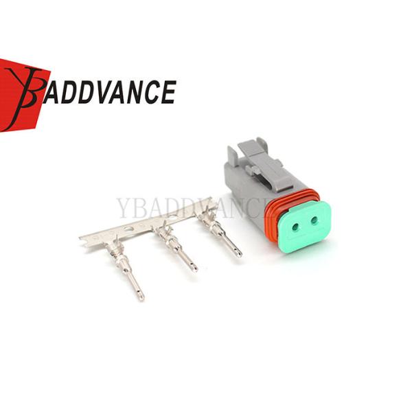 2 Pin Female Deutsch Connector , TE Connectivity Connector DT06-2S ISO9001 Approved