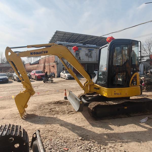 Used Mini PC40 Komatsu Backhoe Excavator 4ton Engineering Construction Machinery Digger