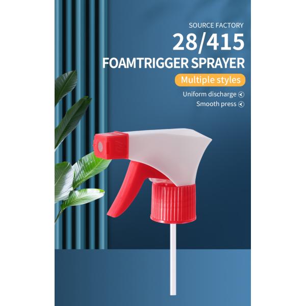 Custom Order Accepted 28mm 28/415 Foam Nozzle Trigger Sprayer for Reusable Bottles