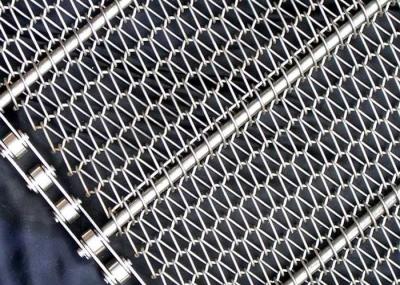 2.8mm To 40mm Spiral Balanced Weave Conveyor Belt 304 Stainless Steel
