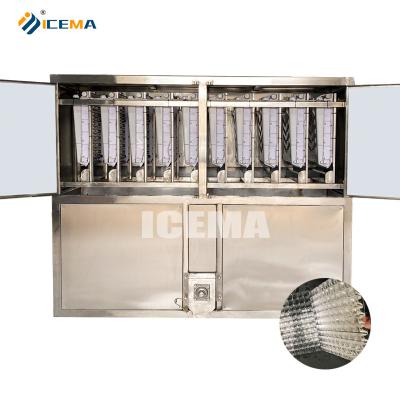 Industrial 5 Ton 10 Tons Ice Cube Making Machine with 19X21X6 Ice Grid Number from ICEMA
