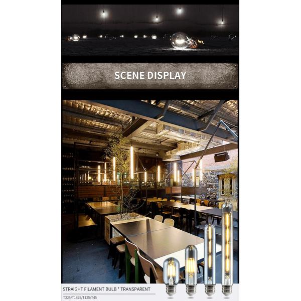 St64 Antique Bulb LED Bulb Retro Tungsten Bulb with E27 Screw