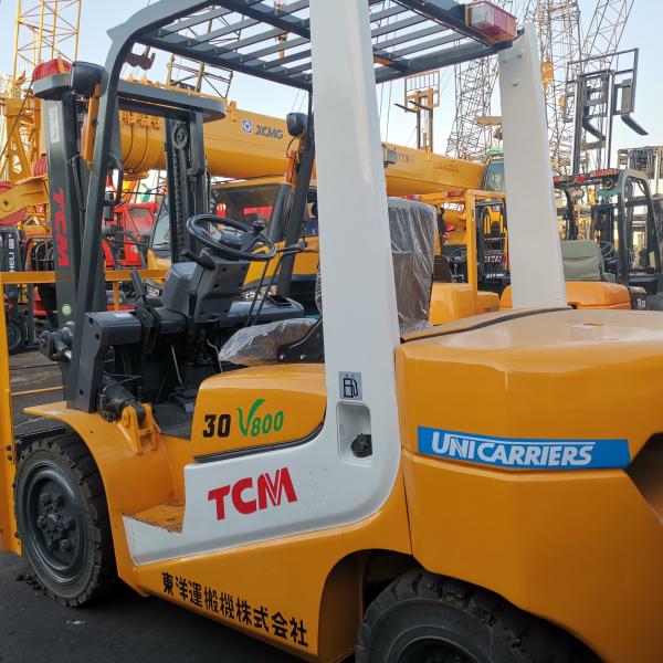 1200mm Fork Width TCM 3 Ton 3.5 Ton Diesel Forklift With ISUZU YANMAR MISUBISHI Engine