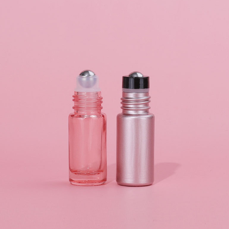 эфирного масла Ampty контейнеров стекла 10ml бутылка ролика косметического розового стеклянная