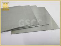 Chapa de aço 100*100*1.2mm de carboneto de tungstênio para a liga embutida do silicone do semicondutor sulco interno