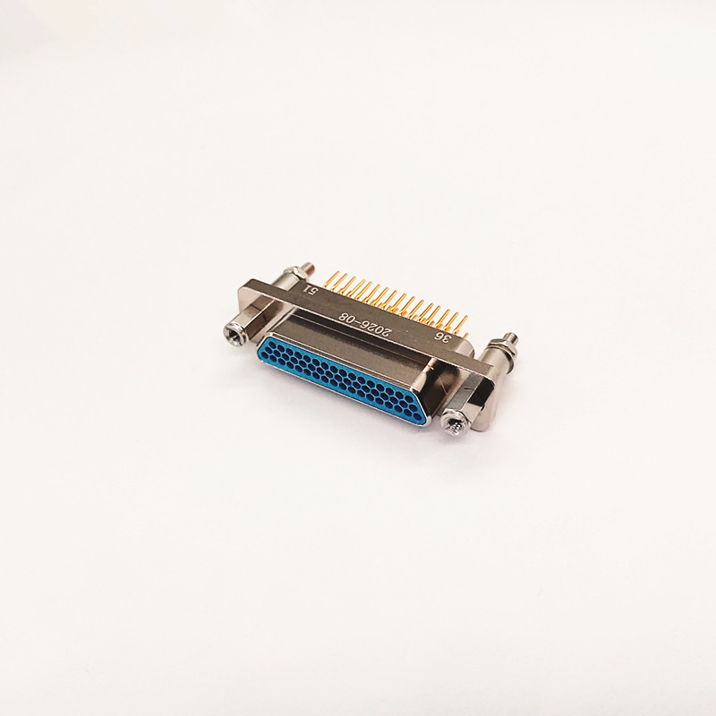 Micro D Subminiature Rectangular Connector J30J‑51TJN‑J 51Pin Straight Male Plug PCB Plug Connector
