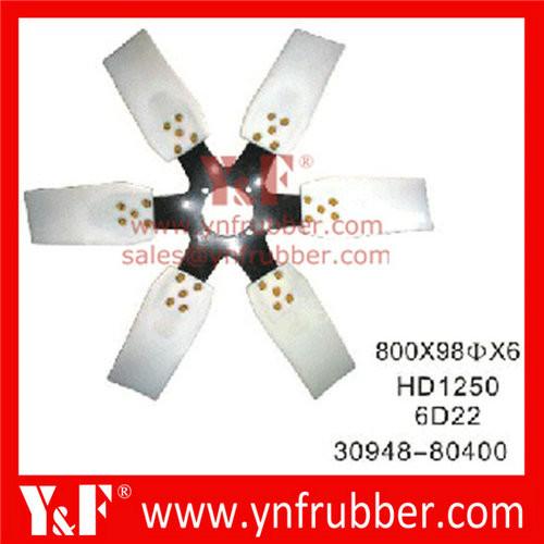 Pá do ventilador da máquina escavadora para , Volvo, KOMATSU, Hitachi, Sumitomo, Kobelco, Kato, Hyundai, Doosan, Daewoo, Kubota,