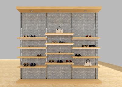 Casual Shoe Shop Display Stands , Modern Footwear Display Shelves For Decoration