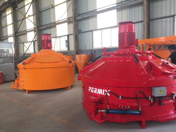High Homogenization Industrial Cement Mixer Vertical Shaft Batch Steel Material