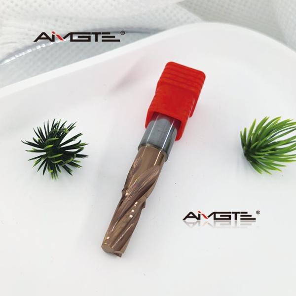 8.44mm 4 Flute Step Reamer with AlTiSiN Coating  Precision Carbide Step Drill for Hardened Steel Stainless  Alloys CNC Machining Tool
