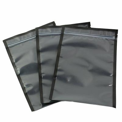 Black BPA Free Barrier Sous Vide Vacuum Bags Zipper Polypropylene Plastic Bag