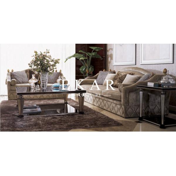 Royal Living Room Furniture Luxury Fabric Arab Sofa Sets Designs  MKBN-KS2302-002-001