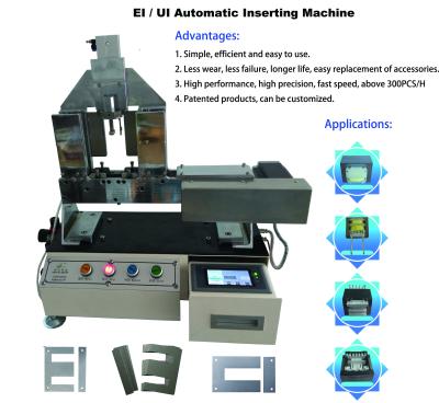 Silicon Steel Chip EI Lamination Stacking Machine For Transformer Installation