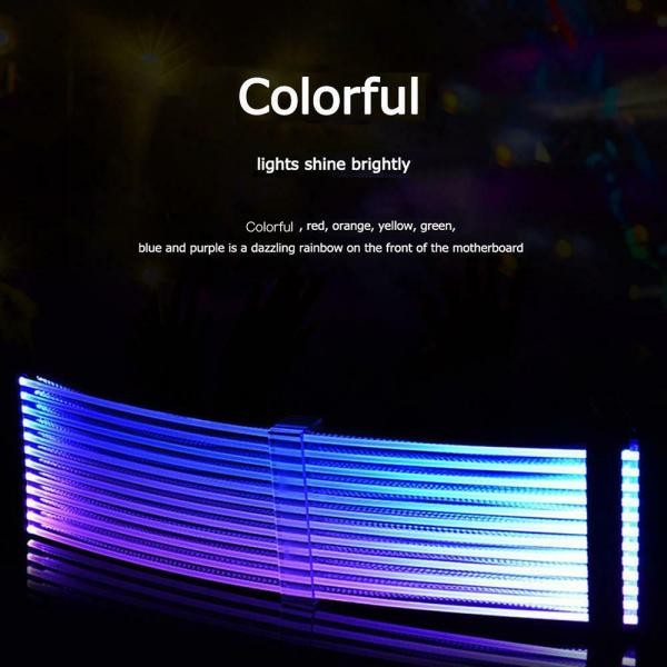 Innovation 24Pin RGB Straight Cable Extension Cable Power Supply Cables For Gaming PC Synchronous Single headlight