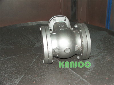 Rotary Mesh Table Wheel Shot Blasting Machine Double Station