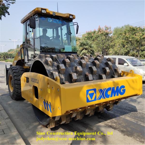 Компактор ролика дороги Компактор СС203ДЖ ролика одиночного барабанчика Вибраторы стальной