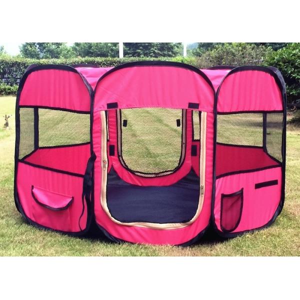 складчатость шатра дома собаки 600D Оксфорда водоустойчивая портативная большая для крытое на открытом воздухе 120X120X64cm