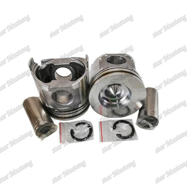 Pistón 4TNE106 sin válvula Impresión 123900-22080 Para Yanmar Partes de reparación de motores diesel