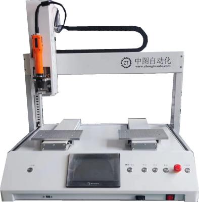 Máquina de bloqueio automático de parafuso de 3 eixos personalizada com robô de fixação de parafuso de mesa