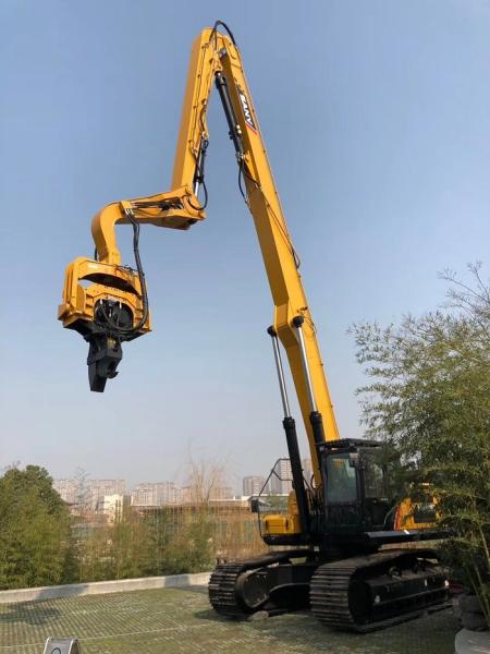 28-35 motorista de Ton Excavator Mounted Sheet Pile pilha de folha do martelo do Vibro de 2650 quilogramas