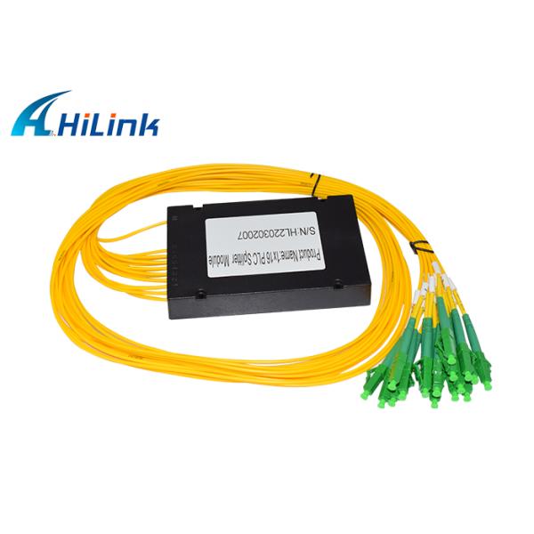 Модуль Splitter PLC коробки 1M ABS Splitter 1260-1650nm G657A1 PLC соединителя 1x16 LC APC