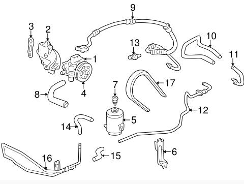 Замена насоса управления рулем электричества Хонда автозапчастей 56110-ПАА-А01