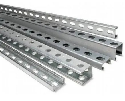 Hot Dip Galvanized Stainless Steel Gi Slotted Channel / 0.8-3.0mm Strut Framing Channel Q235