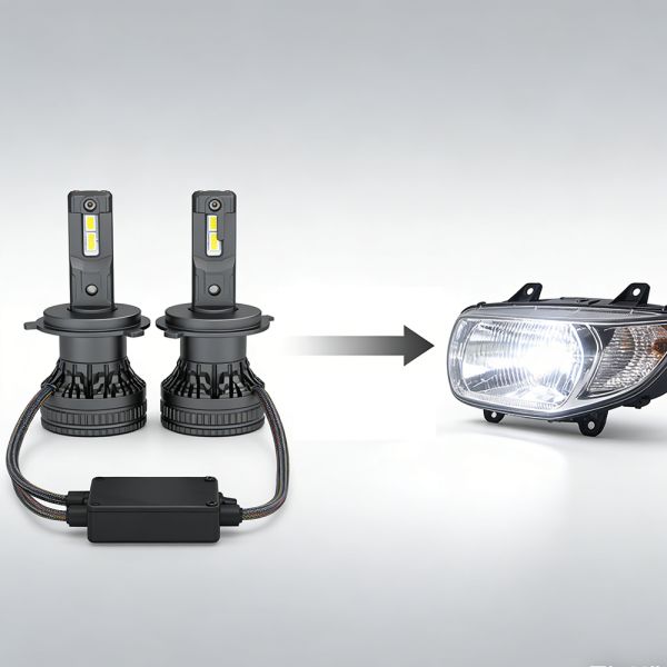 7035 Car Led Headlights Bulb 360 Degrees Beam Angle For Mercedes Benz Mk6 Osram