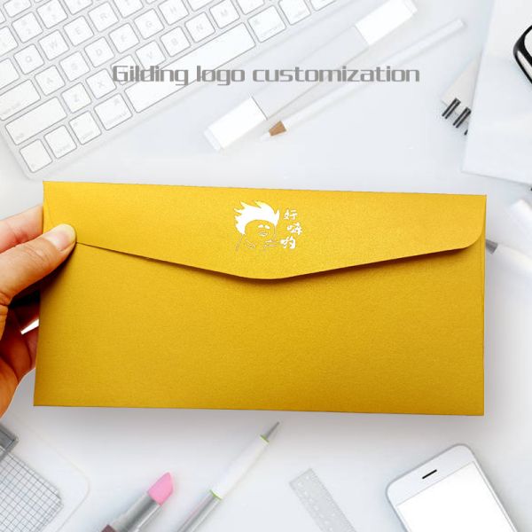 Orange Kraft Paper Manila Envelope Custom Printed With Logo Or String