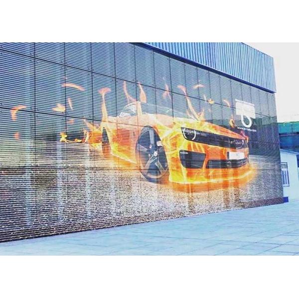 HD, Vivid Effect, Customized Transparent LED Display Screen for Windows Glass Ads