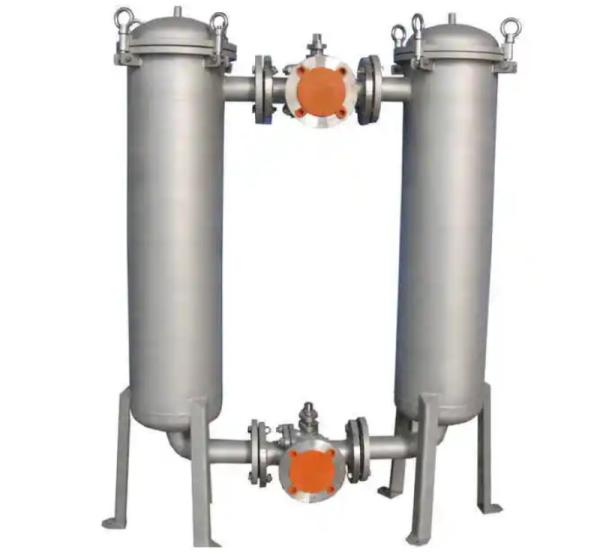Stainless Steel Bag Filter 5 Micron 50 Micron Double Cylinder Beverage Juice Milk