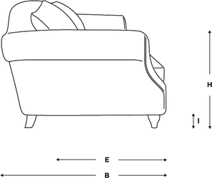 Upholstered Furniture Wood Recliner Living Room Sofa Linen Fabric Luxurious Banquet Couch