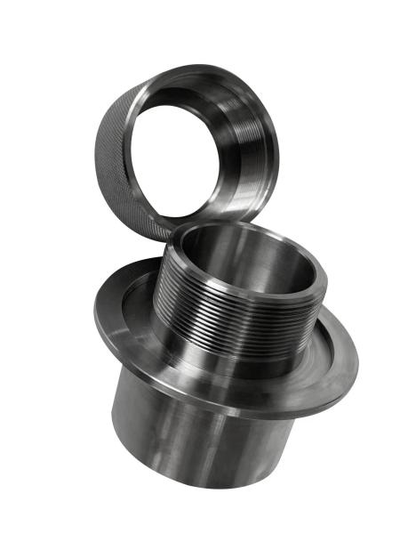 Ductile Iron Pipe Tube Furnace Flange ISO KF Fittings 1/4 Inch