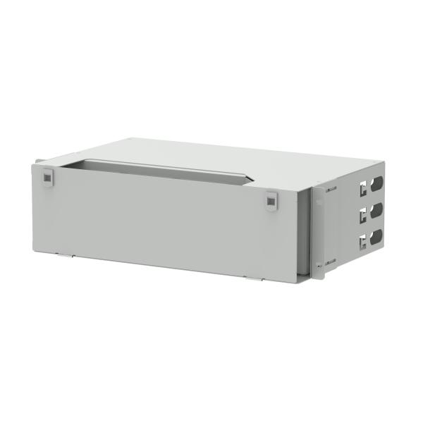 Sub Optic Distribution Frame for 96 Cores Fiber Optic Equipment Gray/Black LC UPC Type