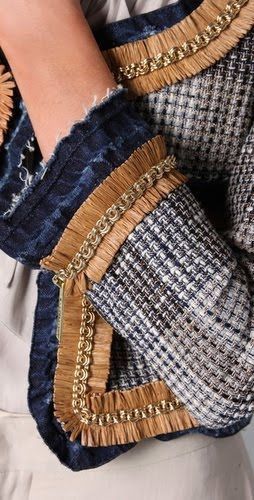 30mm Fabric Tape For Clothes Jacquard Webbing Brown Color Twiedged