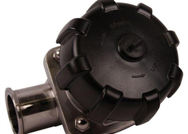 Two Way Hygienic Diaphragm Valve ISO 9001 Approved For Pharmaceutical Industries