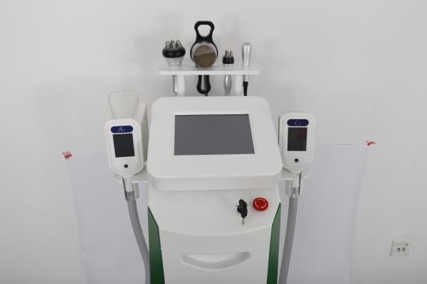 2018 the newest 5 treatment effect handles rf cavitation cryolipolysis cold laser fat removal machine