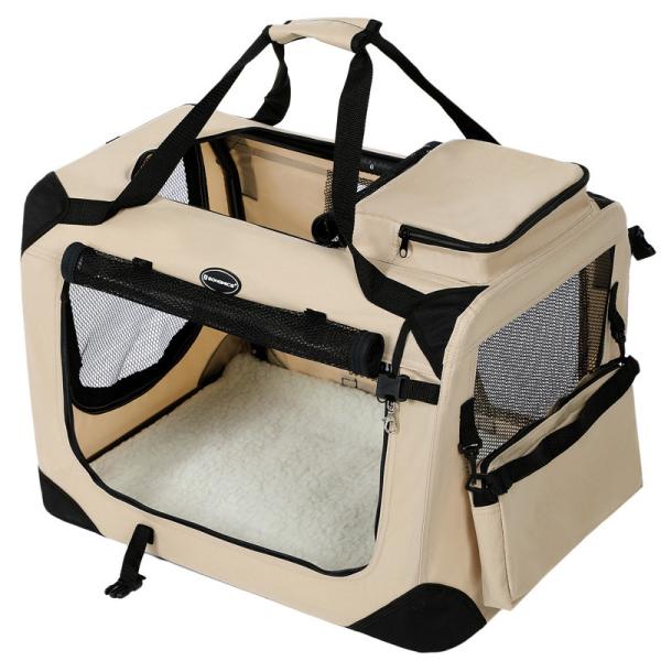 Lightweight Dog Pouch Carrier Breathable Soft Sided Customized  With Mat Food Bag