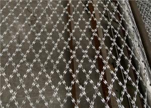 Hot Dipped Galvanized Welded BTO18 Razor Wire Mesh 100mm*100mm Aperture