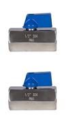 Stainless steel mini ball valve NPT or BSP ,female to female,shut off valve