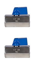 Stainless steel mini ball valve NPT or BSP ,female to female,shut off valve