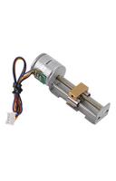 motor passo-a-passo linear com rolamentos lineares e deslizador de latão de 1 kg de empuxo para câmaras, ópticas e dispositivos médicos