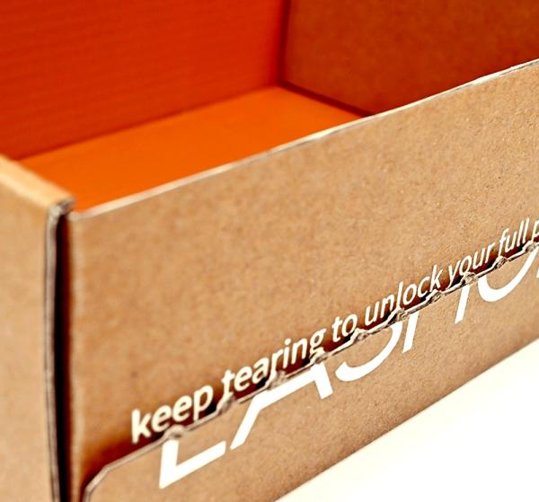 Custom Tear Strip Corrugated Mailer Boxes Colorful Kraft Packaging for Clothing Cosmetics Shipping
