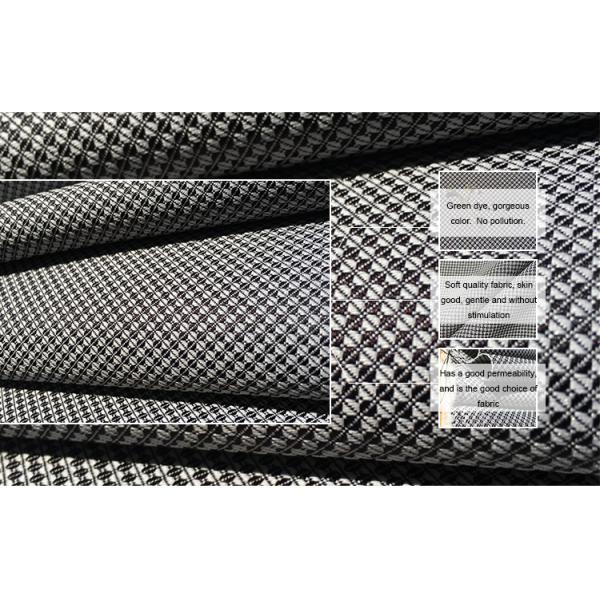 300D Polyester Woven Jacquard Beauty Textured Fashion Garment Fabric For Suits Blazers Medium Weight
