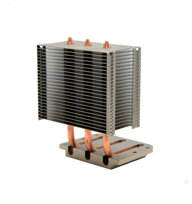8 Heat Pipe Aluminum Fin Heatsink, High Power LED / Thermoelectric Cooler Heat Sink Module