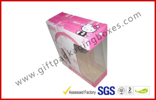 Custom Headphone Corrugated Paper Box , Hello Kitty Colorful Box For Packaging