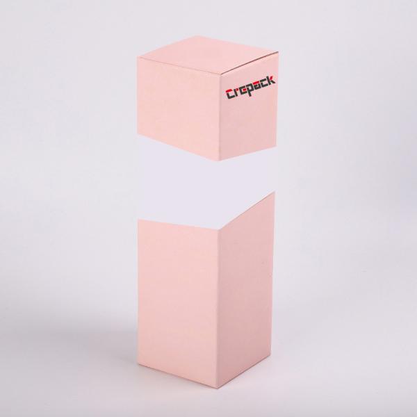 La bouteille simple rose parfument les boîtes de empaquetage cosmétiques avec l'insertion dentellent intérieur